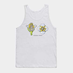 Arabidopsis thaliana Flower Illustration Tank Top